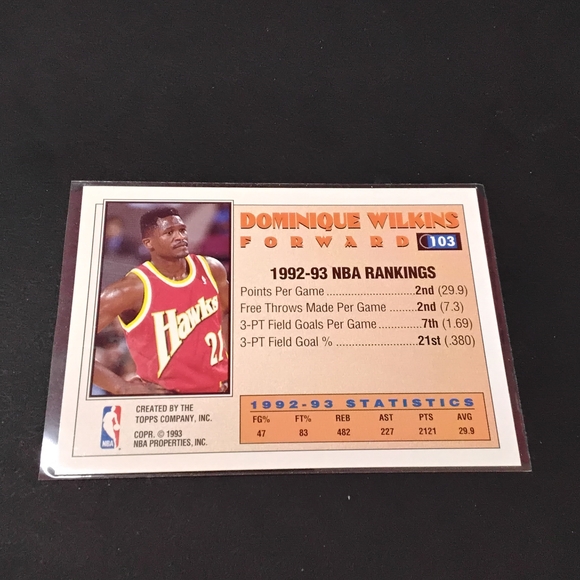 Topps All-Star Trading Card - Red and Yellow - Picture 2 of 2